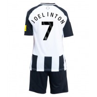 Echipament fotbal Newcastle United Joelinton #7 Tricou Acasa 2024-25 pentru copii maneca scurta (+ Pantaloni scurti)